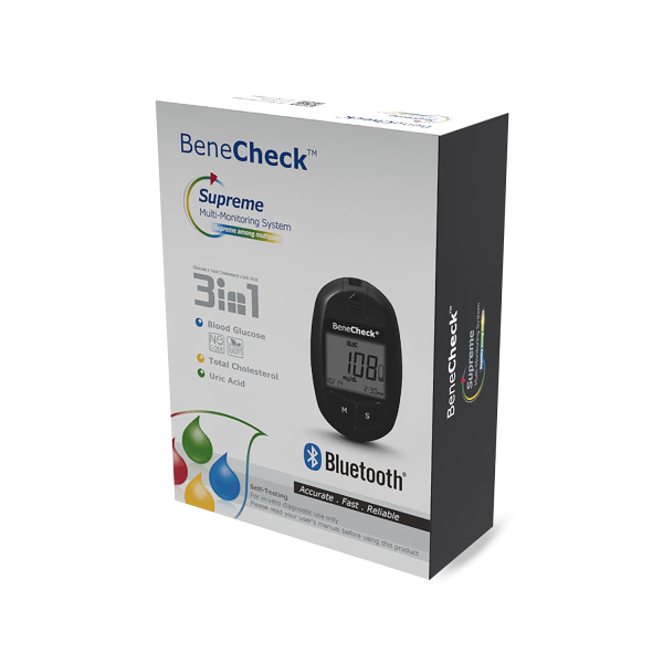 01 MEDEINN Monitor de Glucosa en Sangre BeneCheck