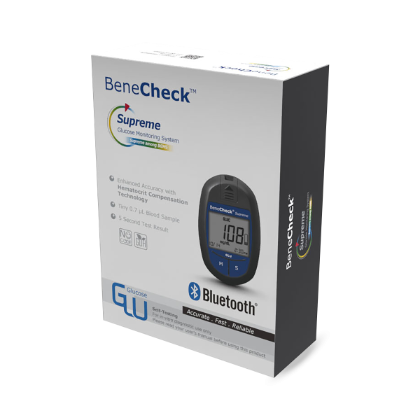 01 Monitor de Glucosa en Sangre BeneCheck - MEDEINN