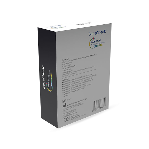 02 MEDEINN Monitor de Glucosa en Sangre BeneCheck