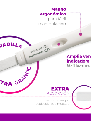 Caracteristicas PRUEBA EMBARAZO 001